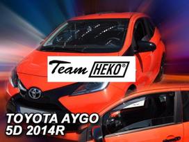TOYOTA AYGO II 5 durų 2014 →  2021 Langų vėjo deflektoriai priekinėms durims