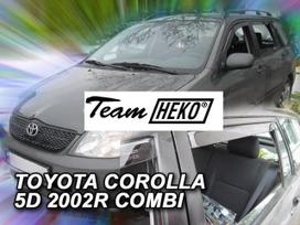 TOYOTA COROLLA 5 durų 2002 → 2007 (+OT) Karavanas Langų vėjo deflektoriai keturioms durims
