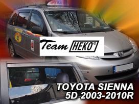 TOYOTA SIENNA 5 durų 2003 → 2010 (+OT) Langų vėjo deflektoriai keturioms durims