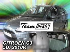 CITROEN C3 5 durų 2010 →  2017 (+OT) langų vėjo deflektoriai keturioms durims