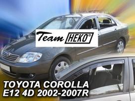 TOYOTA COROLLA 4/5 durų E12 2002 →  03.2007  Langų vėjo deflektoriai priekinėms durims