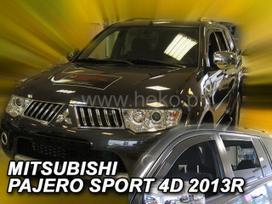 MITSUBISHI PAJERO SPORT 5 durų 2008 → 2016 (+OT) Langų vėjo deflektoriai keturioms durims