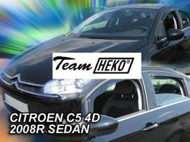 CITROEN C5 4 durų 2008 → 2017 +OT Sedanas langų vėjo deflektoriai keturioms durims