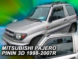 MITSUBISHI PAJERO PININ 3 durų 1998 → 2007 Langų vėjo deflektoriai priekinėms durims