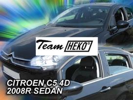 CITROEN C5 4/5 durų 2008 → 2017 langų vėjo deflektoriai priekinėms durims
