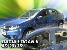 DACIA LOGAN II 4 durų 2013  → 2020 (+OT) Langų vėjo deflektoriai keturioms durims