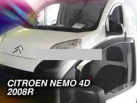 CITROEN NEMO 4 d/5 durų  2007 → 2017 Langų vėjo deflektoriai priekinėms durims