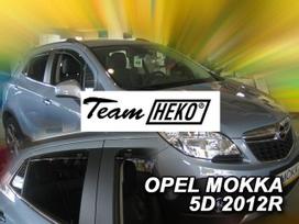 OPEL MOKKA 5 durų 2012 → 2019   Langų vėjo deflektoriai keturioms durims