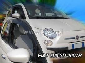 FIAT 500 3 durų 2007 → Langų vėjo deflektoriai priekinėms durims