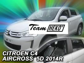 CITROEN C4 AIRCROSS 5 durų 2012 → 2017 +OT langų vėjo deflektoriai keturioms durims