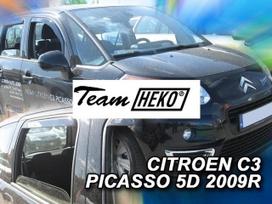 CITROEN C3 PICASSO 5 durų  2008 → 2017 (+OT) langų vėjo deflektoriai keturioms durims