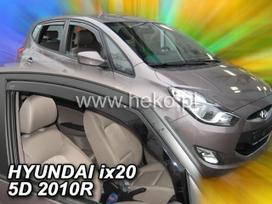HYUNDAI ix20 5 durų 2010 → 2019 Langų vėjo deflektoriai priekinėms durims