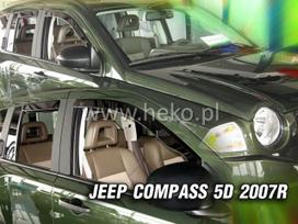 JEEP COMPASS 5 durų 2007 → 2017 Langų vėjo deflektoriai priekinėms durims