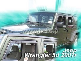 JEEP WRANGLER 2007 → 2018 Langų vėjo deflektoriai priekinėms durims