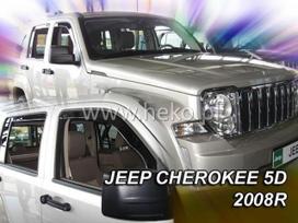 JEEP CHEROKEE / LIBERTY (KK) 5 durų  2007 → 2012 Langų vėjo deflektoriai priekinėms durims