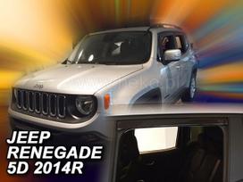 JEEP RENEGADE 5 durų 2014 → (+OT) Langų vėjo deflektoriai keturioms durims