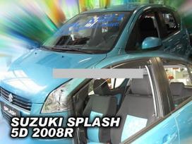 SUZUKI SPLASH 5 durų 2008 → (+OT) Langų vėjo deflektoriai keturioms durims