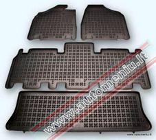 Kia Carnival II 2005 → 2014  , 7 sėdynės Guminiai kilimėliai su borteliais