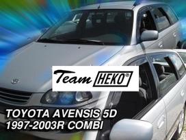 TOYOTA AVENSIS 5 durų 1997 → 2003 Karavanas (+OT) Langų vėjo deflektoriai keturioms durims