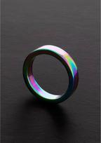 Steel by Shots Rimba Rainbow Flat Steel Comfort Support Ring 8x50mm