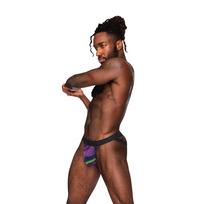 Male Power Male Power Espiral Galactica Jockstrap L/XL with Black Silicone Ring