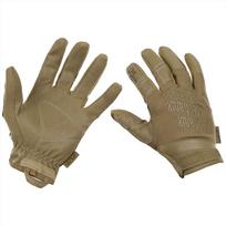 Mechanix pirštinės taktiniam šaudymui itin plonos 0.5mm  rudos