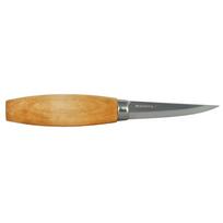 MORAKNIV Woodcarving 106 medžio apdirbimo įrankis – drožybos peilis iš laminuoto anglinio plieno.
