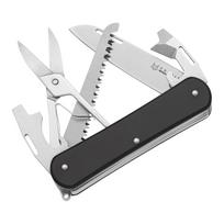 Fox Knives VULPIS FX-VP130-SF5 BK daugiafunkcinis peilis iš N690Co plieno juodas