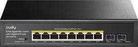 Cudy GS1008PS2 network switch Unmanaged Gigabit Ethernet (10/100/1000) Power over Ethernet (PoE) Black