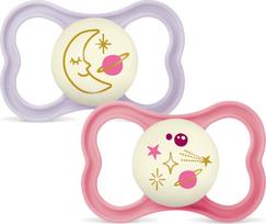 MAM - Air Night Silk 16-36m 2p Box V - Pink