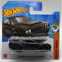 Hot Wheels Mainline Modeliukas 18 Dodge Challenger SRT Demon Black