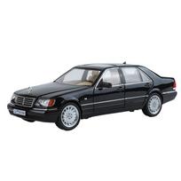 1/24 Benzs W140 S320 SEL Lydinio Klasikinis Senas Automobilio Modelis Metalinis Die-cast Retro Automobilio Transporto Priemonės Modelis Garsas Šviesa Kolekcija Vaikų Žaislas Dovana juoda