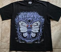 Pokemon Butterfree VINTAGE STILIAUS SUNKUS T-shirt NAUJAS DIDELIS S gray