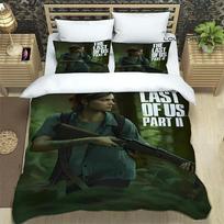 Žaidimo The Last of Us Part Patalynės Komplektas Berniukams Mergaitėms Dvigulė Karalienės Dydžio Antklodės Užvalkalas Pagalvės Užvalkalas Lovai Vaikams Suaugusiems Namų Tekstilėextile 70x133cm 2pcs