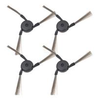 Atsarginis šoninis šepetys Dreame X50 Ultra/L50 Ultra/X40 Ultra/L40S Ultra, dulkių siurblio kampiniai šepečiai, priedai 4-Pack juoda