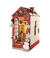 3D Miniatiūrinis namas Rolife Stories in Books Kalėdos TGC07, 289 d., Miniature house kits