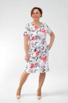 Suknelė moterims Anex Collection, rožinė/pilka, 50