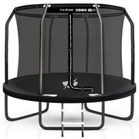 Batutas Thunder Inside Elite 8FT 244cm, su vidiniu apsauginiu tinklu, juoda
