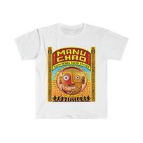 Unisex švelni medvilninė marškinėliai. Manu Chao S
