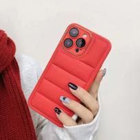 Top Selling Down Jacket with Lens Film for IPhone 15 Phone Case for Apple 14 Prommax All Inclusive 13 For Apple 15