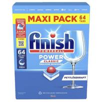 Finish Powerball Classic Power indaplovių tabletės, 64 vnt.