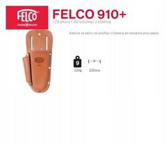 Dėklas Felco 910+ iš natūralios odos sekatoriams ir galąstuvui