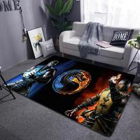 Miniso animacinis Mortal Kombat kilimas svetainei, namų dekoravimui, miegamojo lovūžio grindų kilimėlis, žaidimų kambariui, vaikų žaidimų dideli kilimai 40x60cm