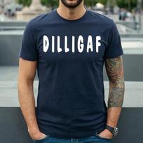 DILLIGAF AR MAN ATRODO | Suaugusiųjų marškinėliai | NEKULTŪRINGI MARŠKINĖLIAI | NAUJENA | JUOKAS | VYRIŠKI MARŠKINĖLIAI L