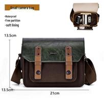 Waterproof Retro Camera Bag for Fuji, Sony a7c, Canon r10, Nikon z30/ZFC - Single Shoulder Crossbody