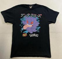 NAUJAS NAUJAS Santa Cruz Skateboards X Pokemon Gengar Grafinis Marškinėlis S