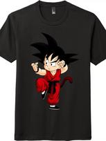Unisex Kasdieniai Madingi Animaciniai Marškinėliai Dragon Ball Vaikas Goku Klasikinė Poza Marškinėliai M