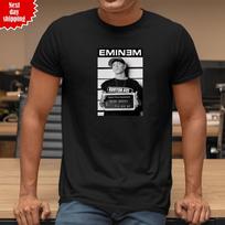 Eminem T Shirt Slim Shady Printed 100% Cotton New Design Gangster Rap Unisex Top 4XL