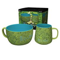 Rick and Morty Breakfast Set Mug + Bowl
