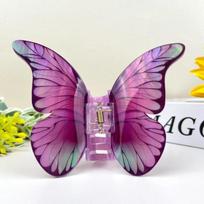 Plaukų segtukas Drugelis (violetinis)
